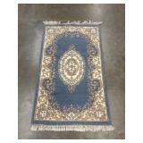 Vintage Chinese Aubusson-style wool area rug.