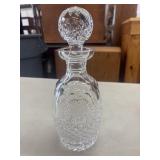 Vintage Waterford crystal spirit decanter in the