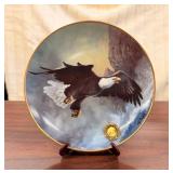 Limited Edition Bald Eagle Plate Titled