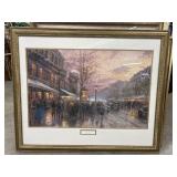 Framed limited edition artwork titled "Boulevard
