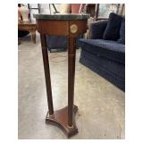 Traditional round pedestal plant stand / accent