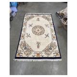 Vintage Chinese Peking and Aubusson-style wool