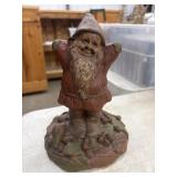 The "Miles" gnome figurine created by artist Tom