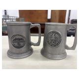 Vintage collectible tavern tankards (beer mugs)