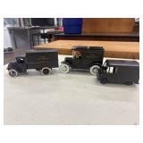 UPS delivery trucks: vintage ERTL 1913 Ford Model