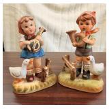 Boy & Girl with Goose Arnart 5th Avenue Hand