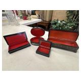 4 Hand-painted Russian lacquer box
