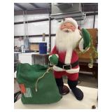 Vintage Annalee Santa Claus soft sculpture doll.