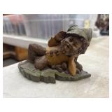 Vintage "Jeff" gnome figurine sculpted by Tom