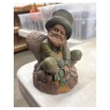 Vintage 1990 "Dublin" leprechaun figurine created