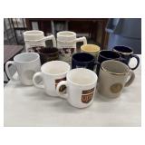 11 UPS logo ceramic coffee mugs,