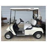 SOLD AS IS!!!! White electric E-Z-GO golf cart