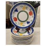 8 Salad plates from the Gibson Everyday