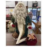 Vintage-style standing Santa Claus holiday
