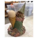 The "Babe" Golfer Gnome figurine sculpted by