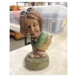 Vintage Cairn Studio golf figurine titled "Grace