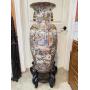 36in Chinese Famille Rose Palace Floor Vase or