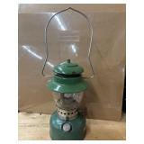 Vintage green Coleman double-mantle liquid fuel
