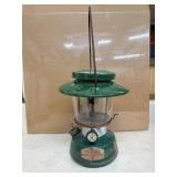 1960s Green Thermos Gas Camping Lantern, Forest