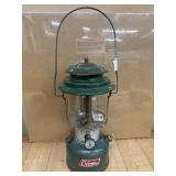 Vintage green Coleman double-mantle liquid fuel