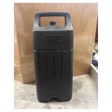 EMPTY Black plastic Coleman Lantern Hard Case
