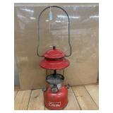 Vintage Coleman Model 200A single-mantel red