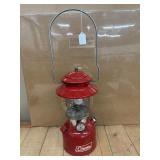 Vintage Coleman Model 200A Red Single Mantle