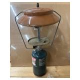 Vintage outdoor camping lantern designed to run