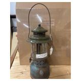 Vintage green double-mantle Coleman liquid fuel