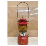 Vintage Coleman Model 200A Red Gas Single Mantle