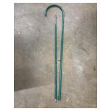 Green Coleman Portable Lantern Stand.