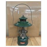 Vintage green Coleman Lantern, "Big Hat"