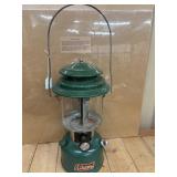 Vintage green Coleman double-mantle lantern,