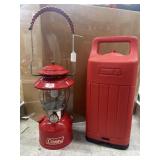 Vintage Coleman Model 200A single-mantle red gas