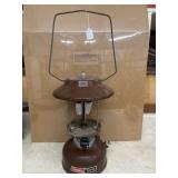 Vintage Coleman Model 275 brown dual-mantle