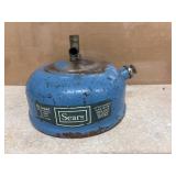Sears Roebuck double-mantle gas lantern, Blue