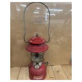 Vintage Coleman Model 200A red single-mantle
