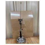 Antique liquid fuel pressure table lamp made by