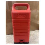 Vintage red and black Coleman Peak 1 Lantern