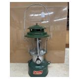 Vintage Coleman Model 220F double-mantle lantern.