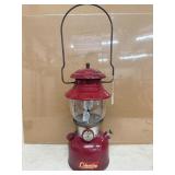 1961 Coleman Model 200A Red Single-Mantle Lantern