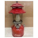 Vintage Coleman Model 200A gas camping lantern,
