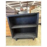 Vintage mid-century modern vinyl record storage