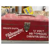 Vintage Milwaukee Heavy-Duty  metal tool box Only
