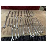 43pc. Craftsman assorted sizes open end wrenches