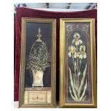 2 pc. artwork is "Olive Topiary II" by artist