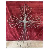 Metal cross wall art