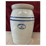 Vintage Marshall Pottery 4-gallon stoneware