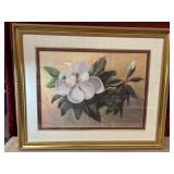 D.J. Busbee framed Magnolia print.