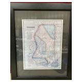 1822 historical map of Mississippi titled